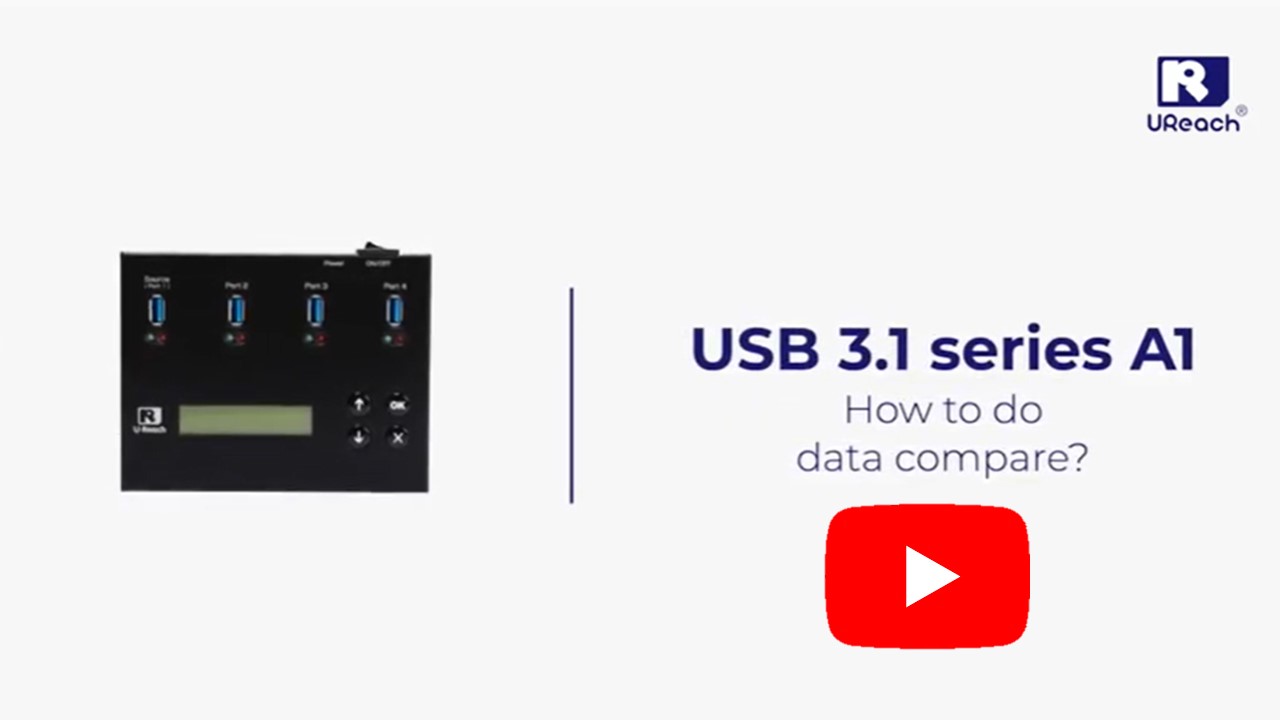 Verify the Copied Data by USB 3.1 Duplicator