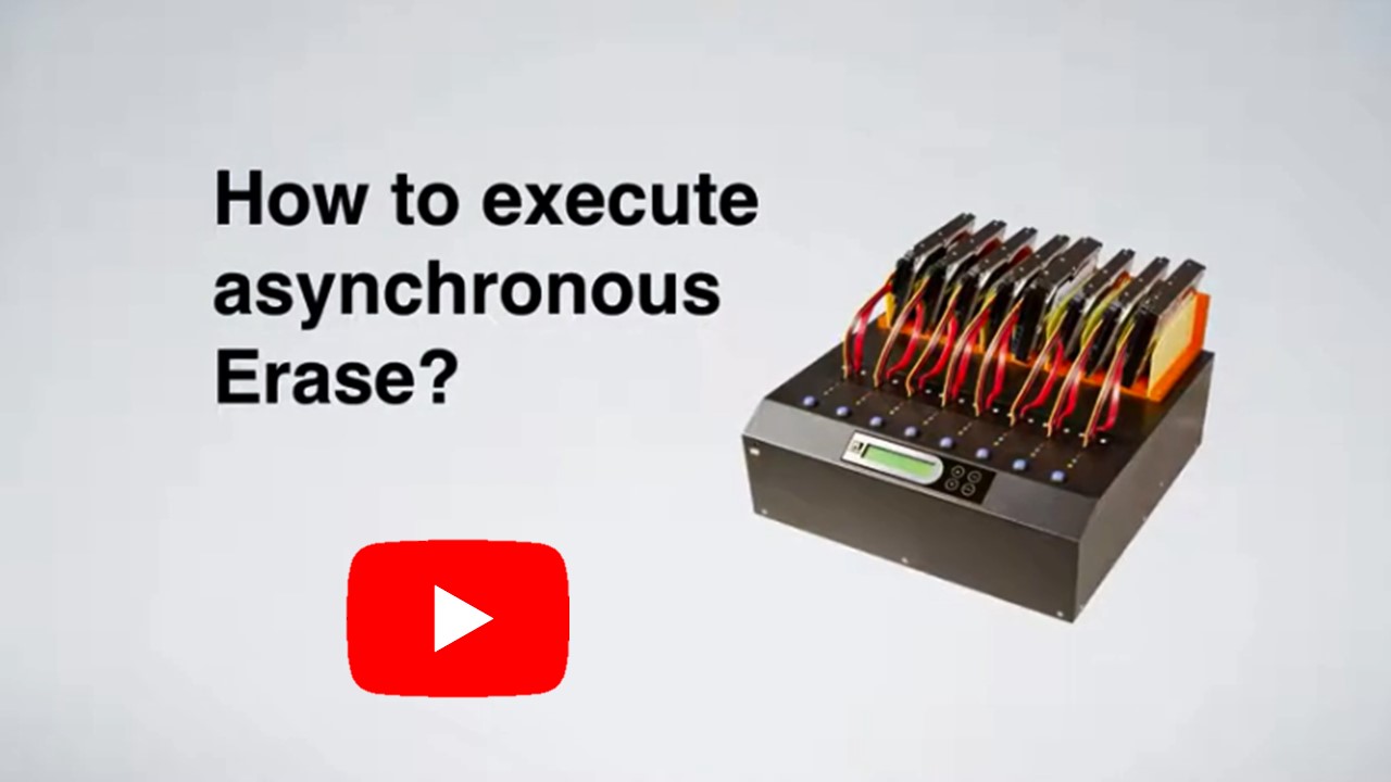 Asynchronous Erase by SAS Sanitizer