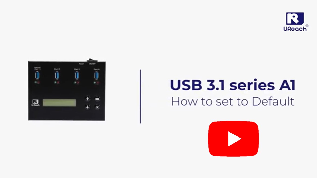 Restore the Default Settings of USB 3.1 Duplicator A1