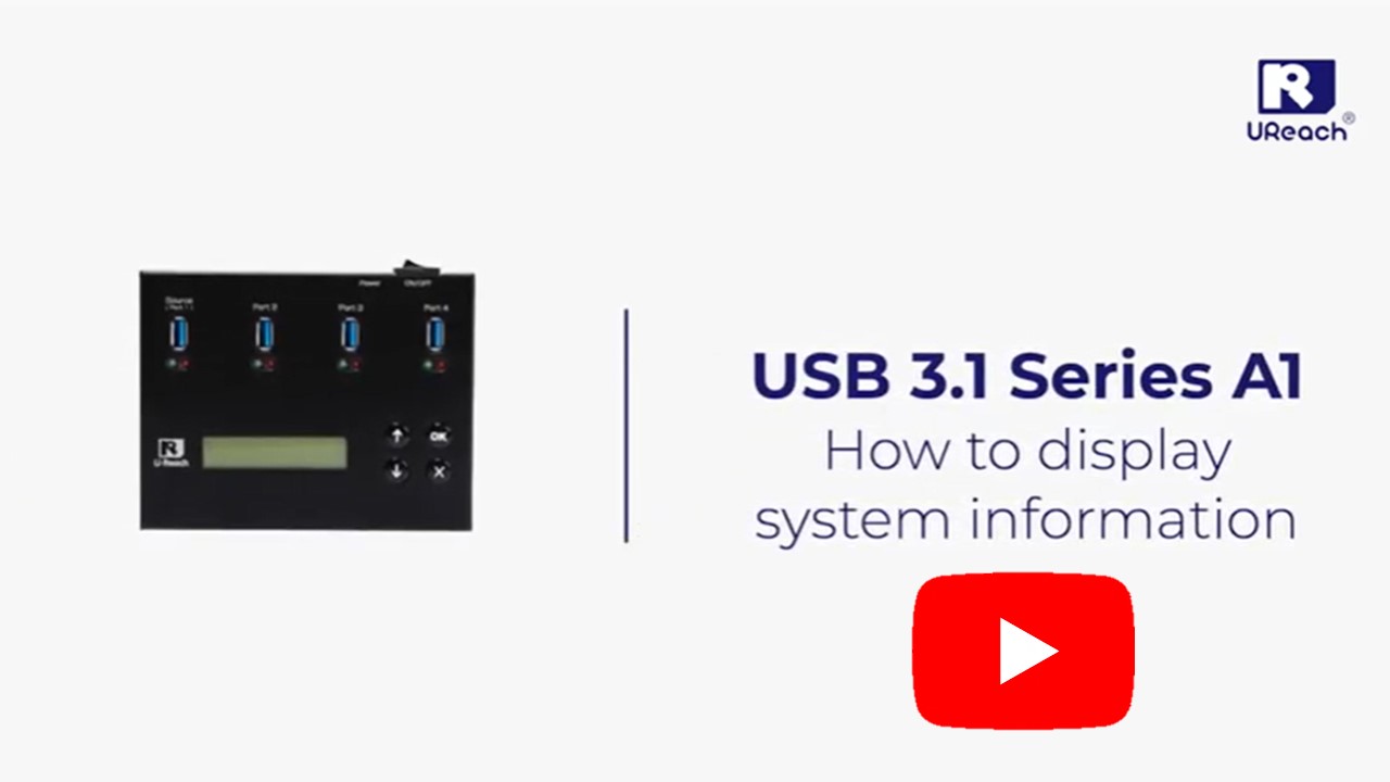 Check System Information of USB3.1 Copier